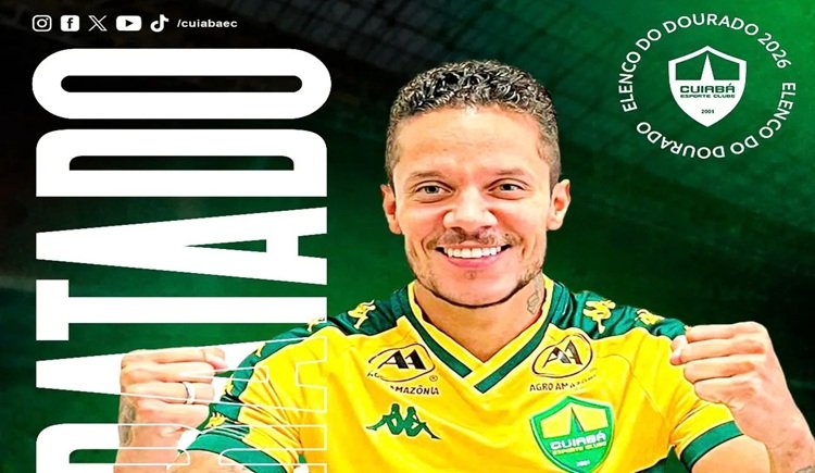 Cuiabá anuncia atacante revelado pelo Fluminense para reforçar ataque