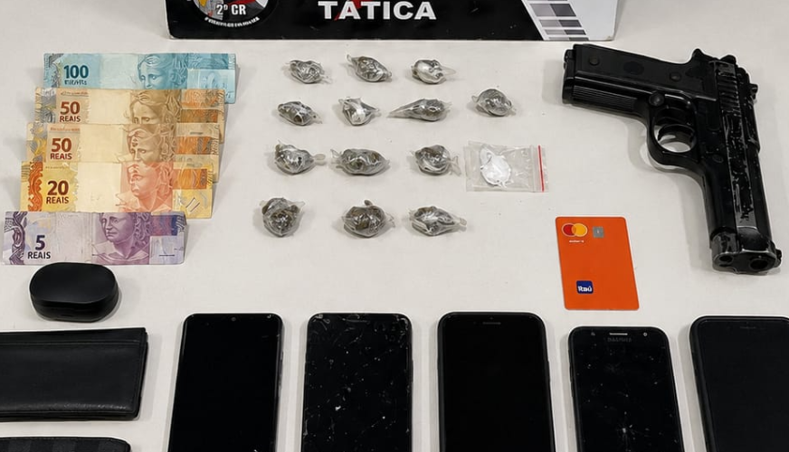 Força Tática apreende adolescentes com drogas e simulacro em Várzea Grande