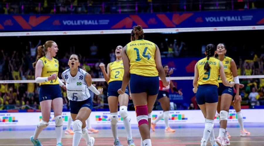 Brasil vence República Dominicana e mantém 100% na Liga das Nações