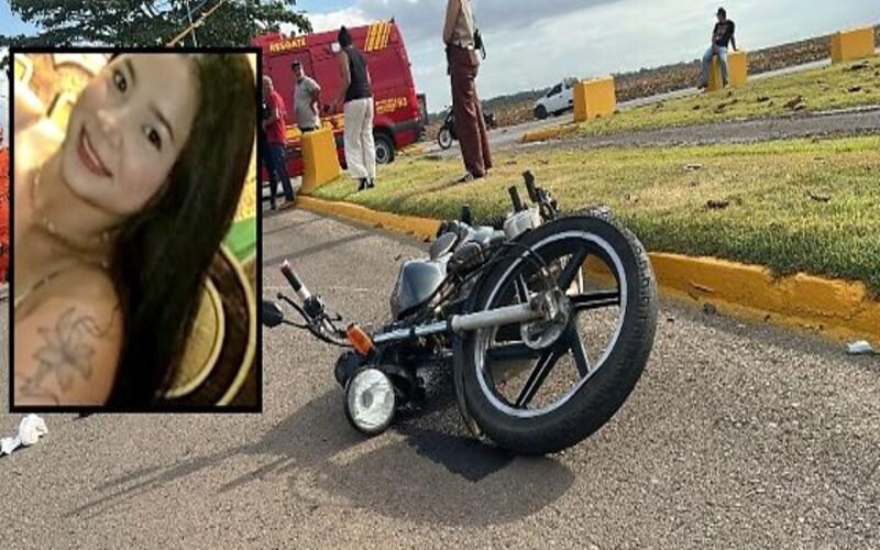 Na garupa, jovem de 26 anos morre após colisão entre moto e caminhão