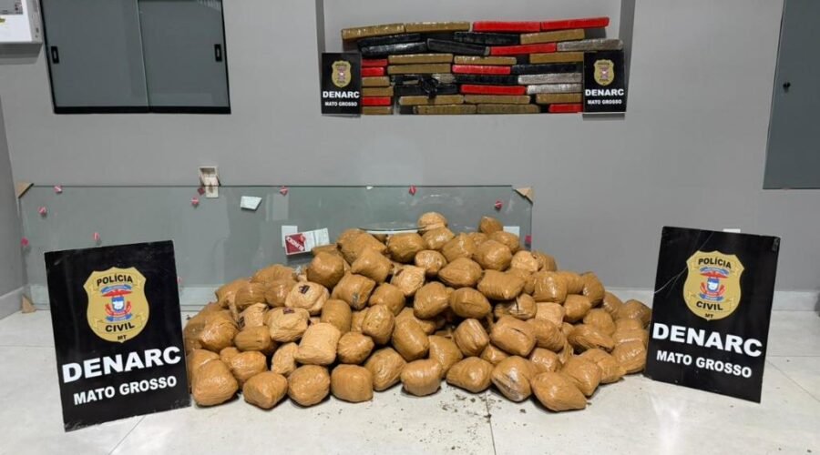 Denarc apreende mais de 150 quilos de maconha em casa de Cuiabá