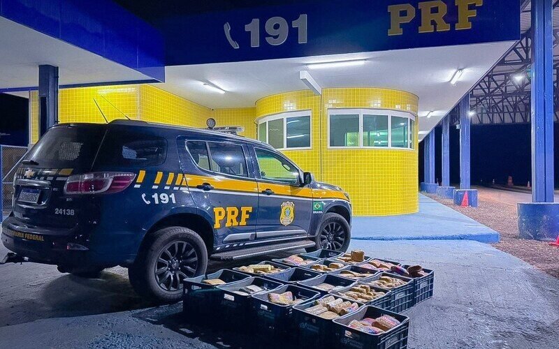 PRF apreende mais de 280 kg de drogas em ações na BR-364 em Mato Grosso
