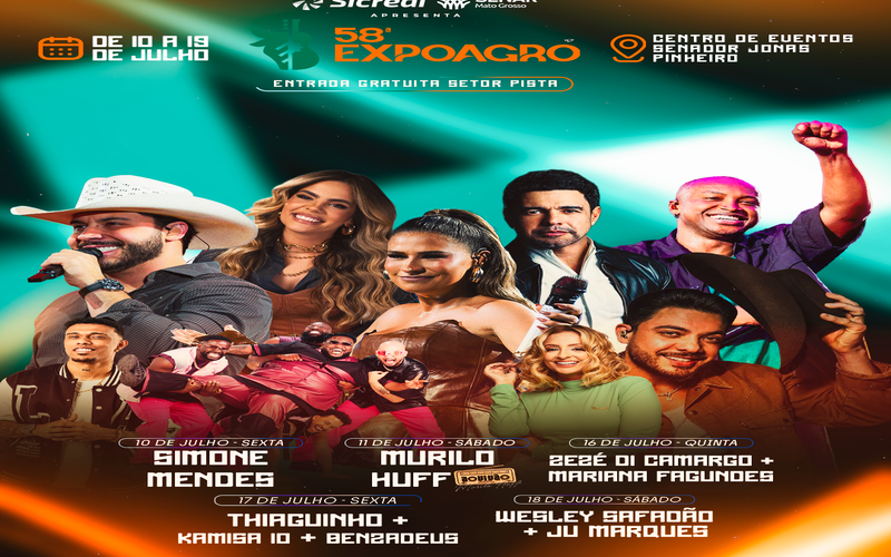 58ª Expoagro começa nesta sexta e terá dez dias de shows, rodeio e leilões