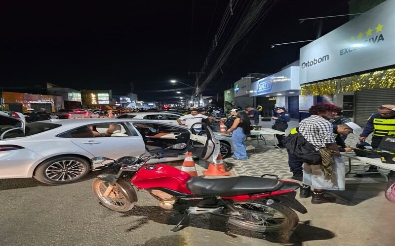 Lei Seca resulta na prisão de oito pessoas durante fiscalização em Cuiabá