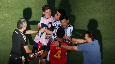 Fifa abre investigação contra a Argentina após confusão na final da Copa do Mundo