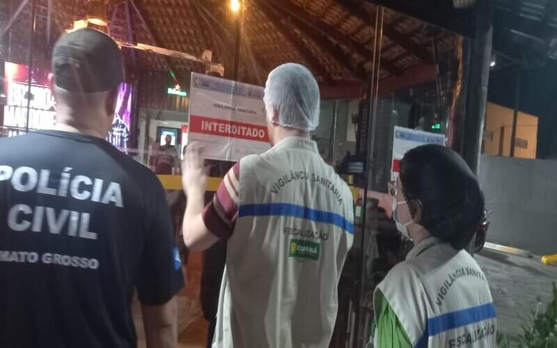 Polícia Civil e Vigilância Sanitária interditam pela terceira vez restaurante na Capital