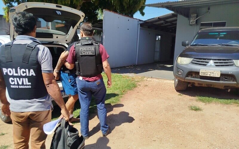 Polícia Civil cumpre mandado de prisão preventiva contra investigado em Reserva do Cabaçal