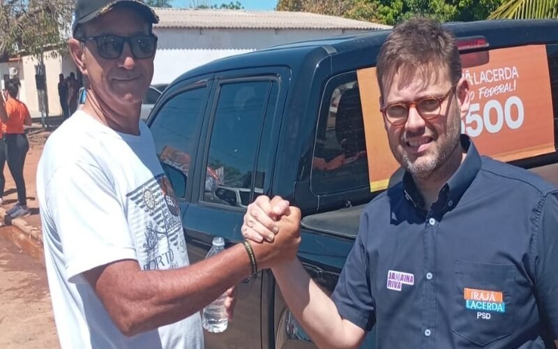 Irajá Lacerda recebe apoio da população e de lideranças políticas em Nossa Senhora do Livramento